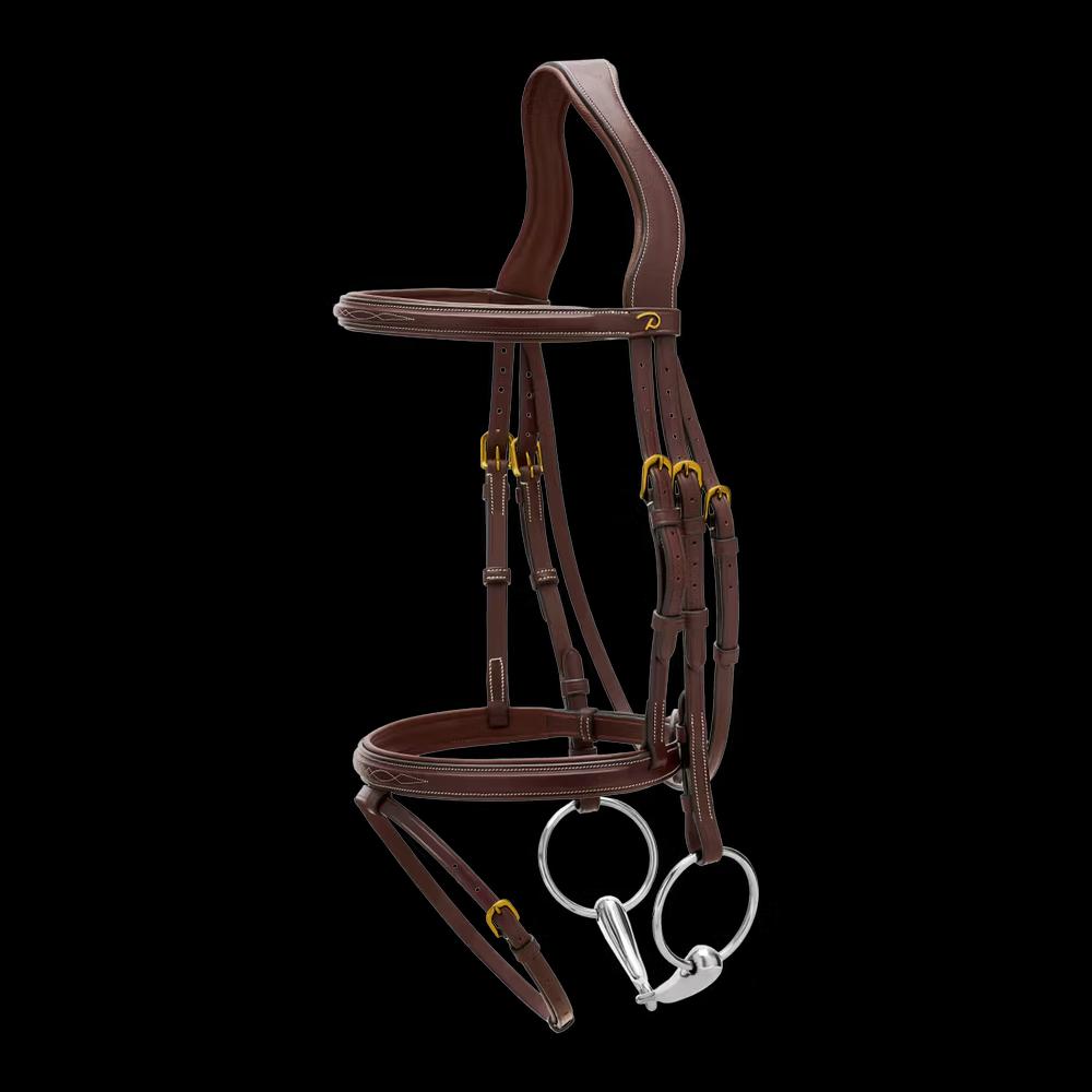 Flash Noseband Bridle DY 2, brown